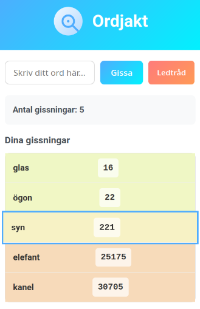 Ordjakt screenshot